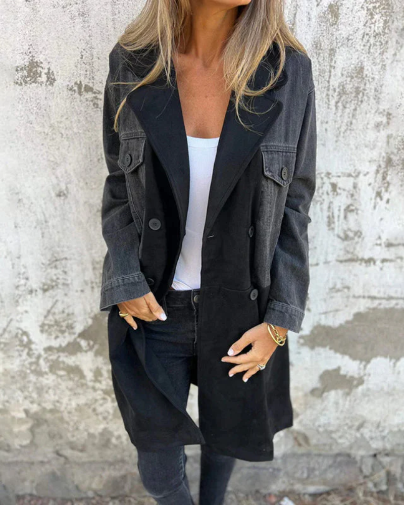 Louisa | Trench Denim & Daim